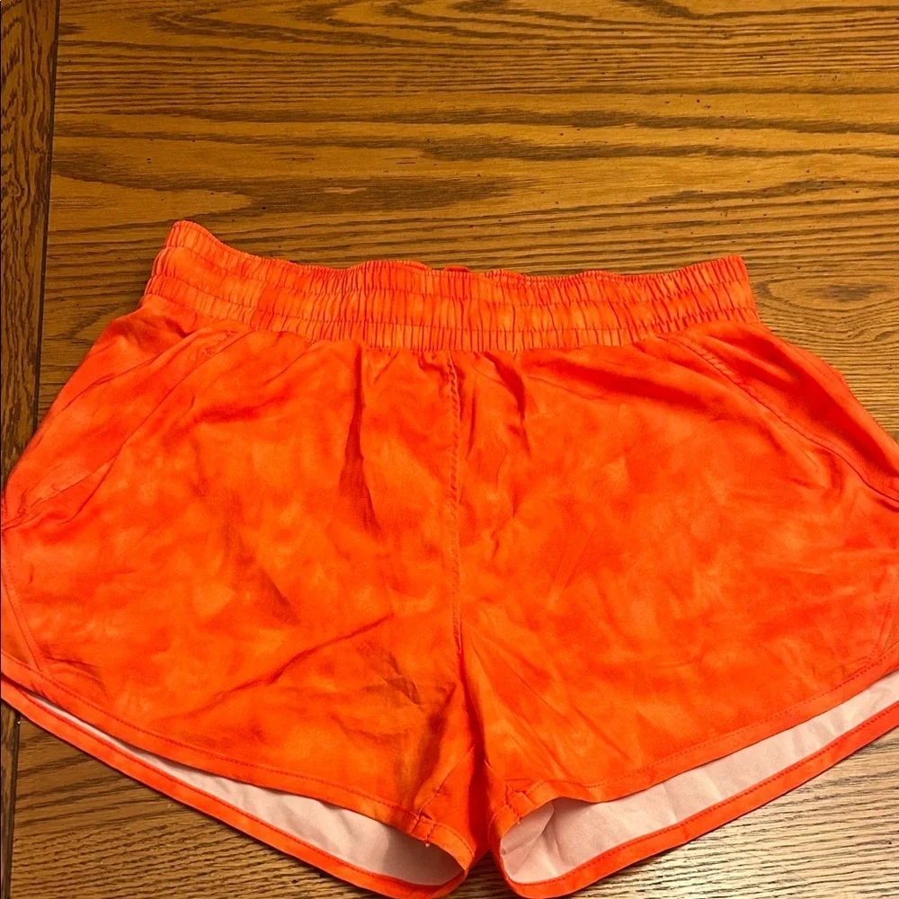 All in Motion Bright Orange Athletic Shorts